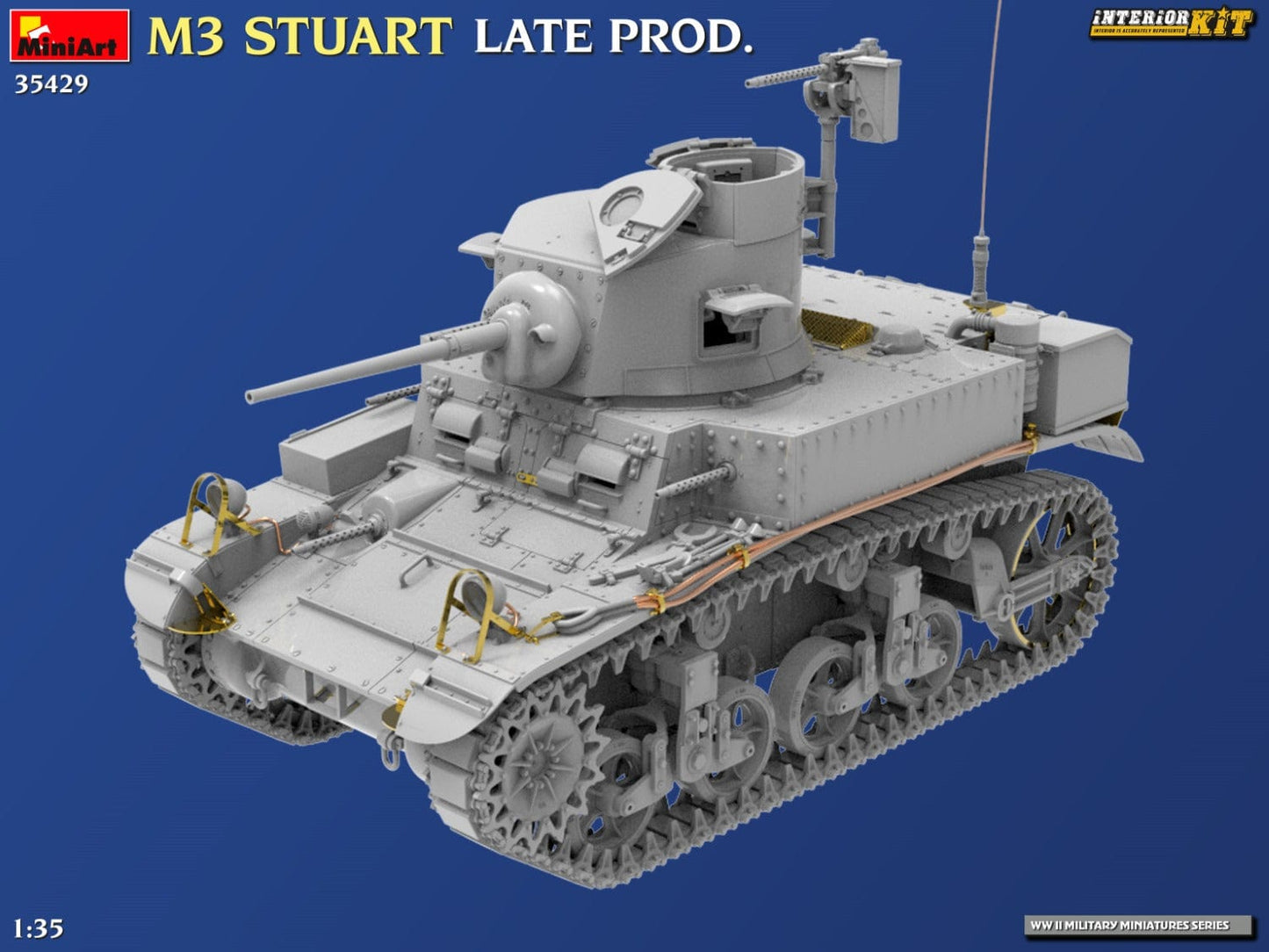 506 - Miniart - 35429 - M3 Stuart (late) - digital model