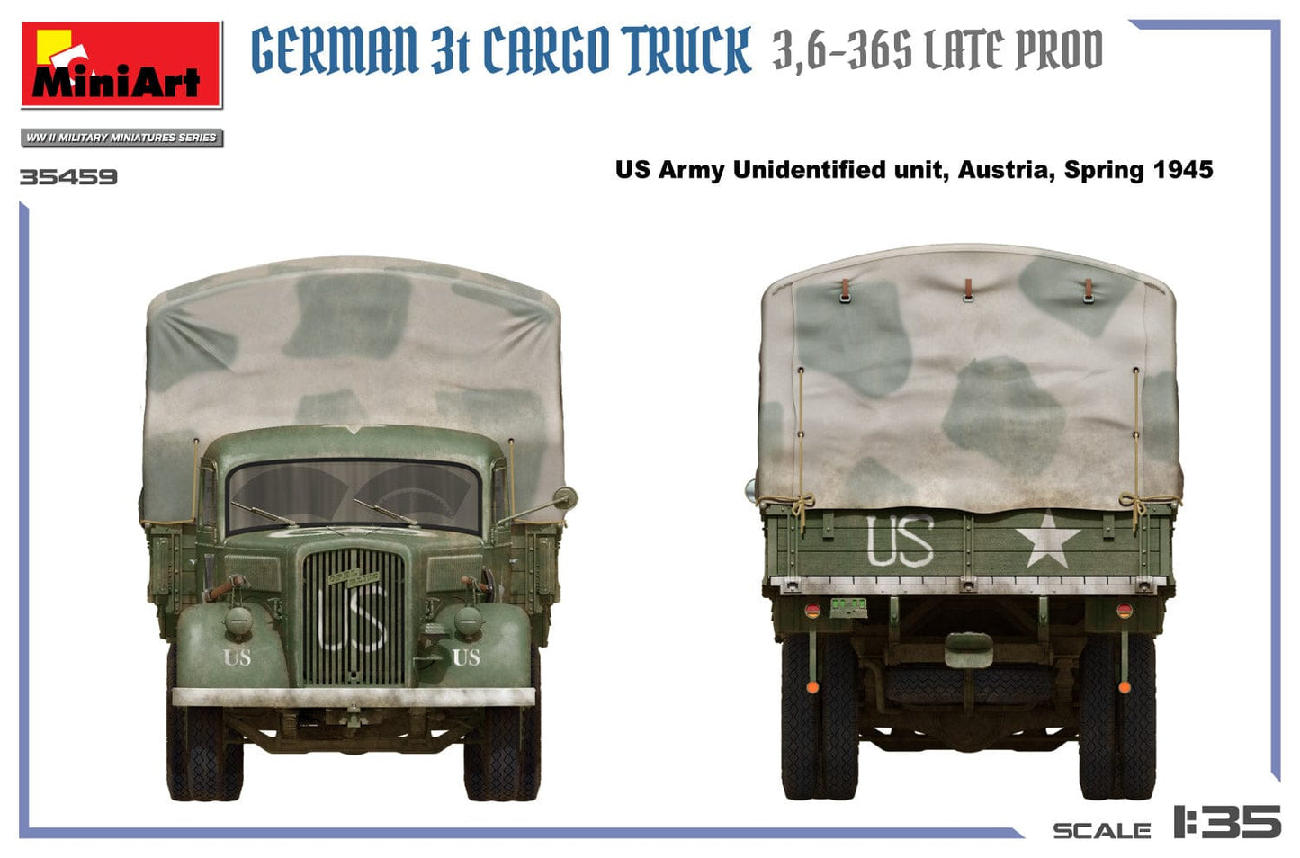 308 - Miniart - 35459 - Opel Blitz 3.6-36S (late) - paint schemes