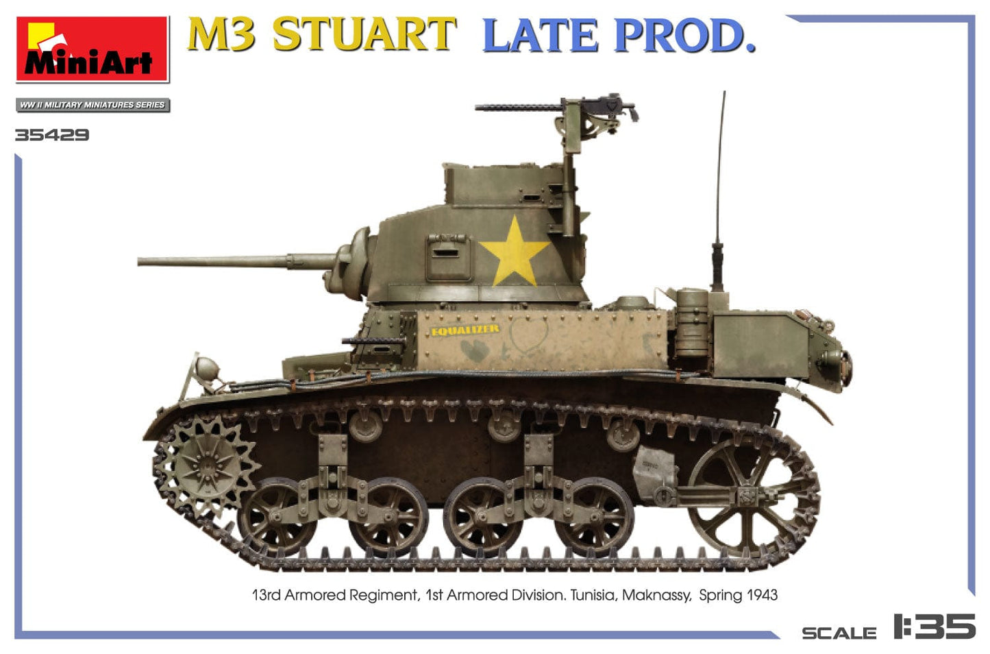 300 - Miniart - 35429 - M3 Stuart (late) - paint schemes