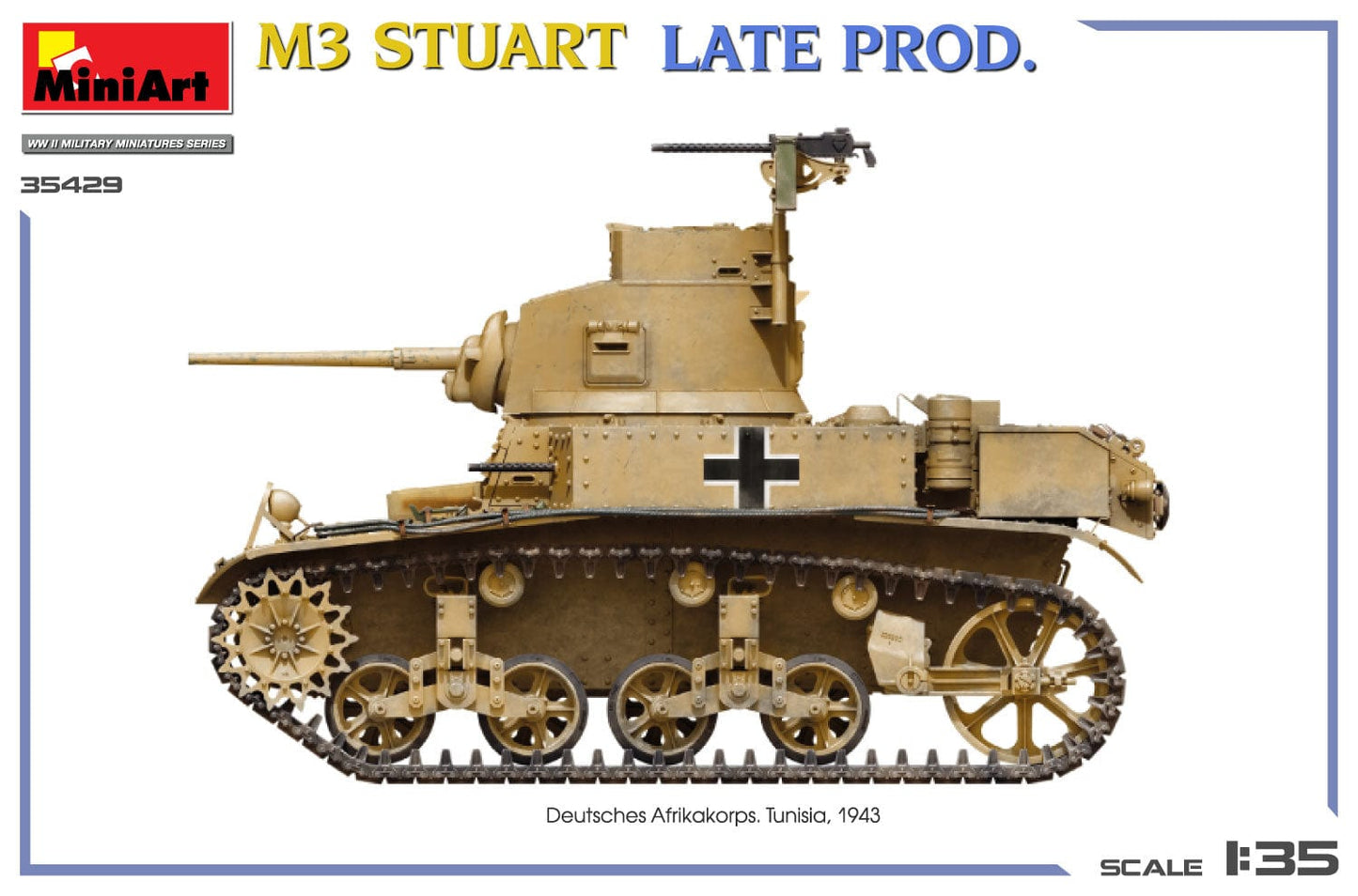 304 - Miniart - 35429 - M3 Stuart (late) - paint schemes