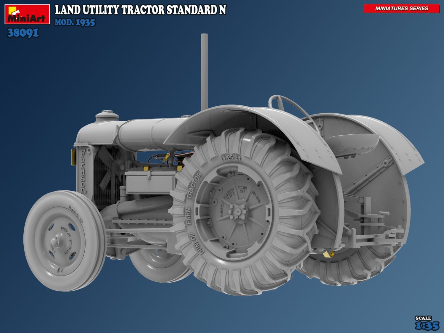 Miniart - 38091 - Fordson Model N - digital model