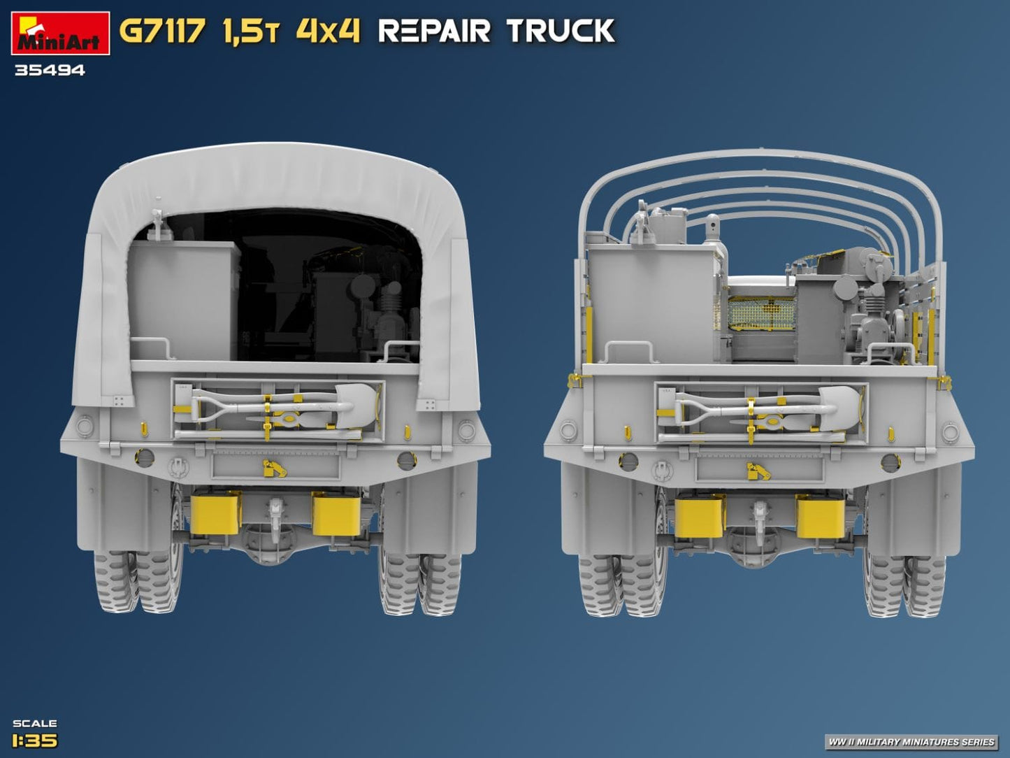 507 - Miniart - 35494 - Chevrolet G7117 1½-ton 4x4 Repair - digital model