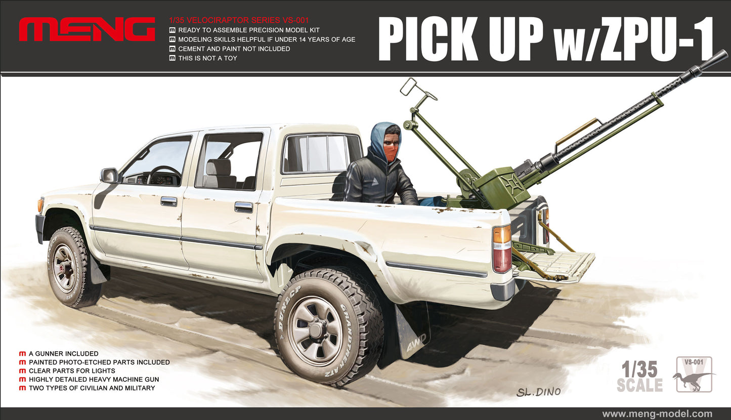 010 - Toyota Hilux Technical with ZPU-1 - primary image