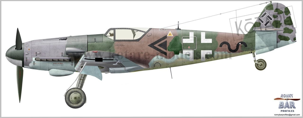 302 - Kotare - 32009 - Messerschmitt Bf 109 K-4 - paint schemes