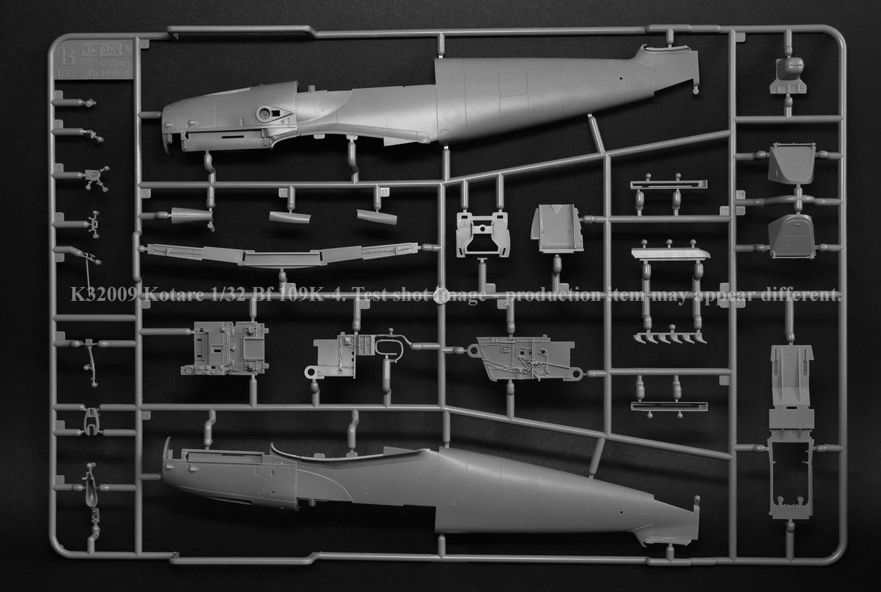 Kotare - 32009 - Messerschmitt Bf 109 K-4 - sprue