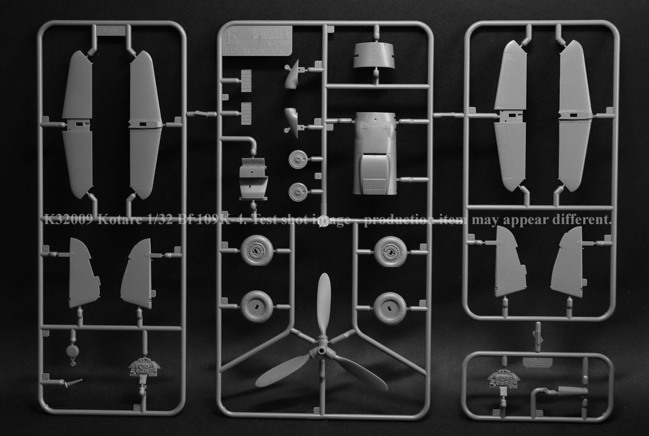 Kotare - 32009 - Messerschmitt Bf 109 K-4 - sprue