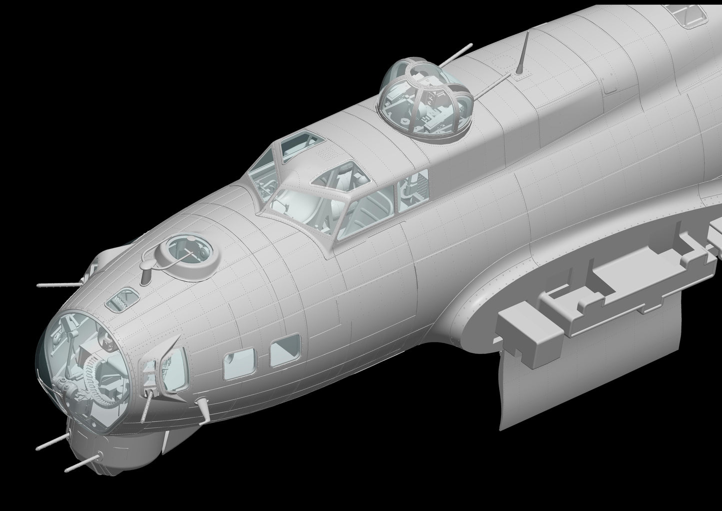 502 - HK Models - 01E030 - Boeing B-17G Flying Fortress (late) - digital model