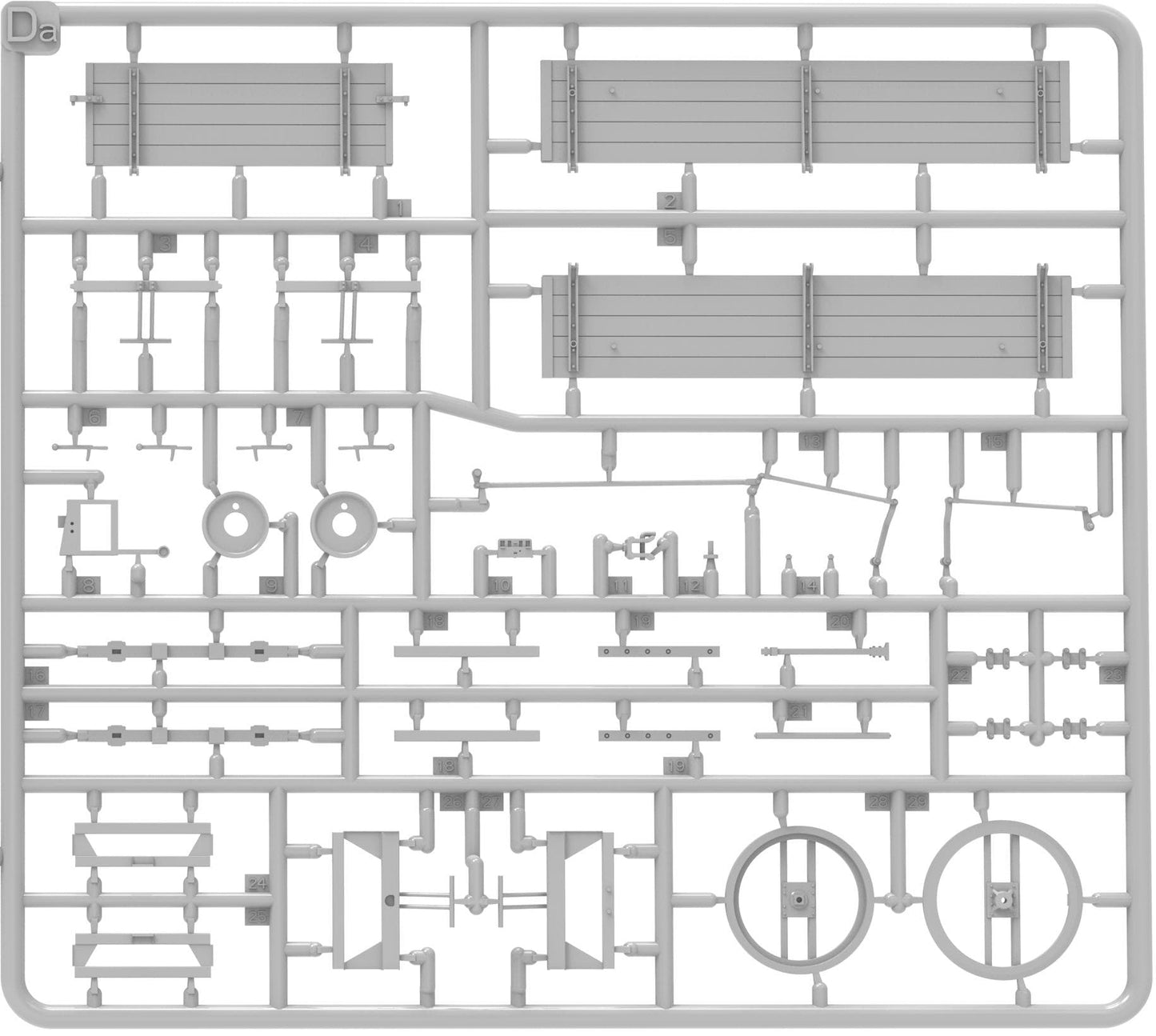 201 - Miniart - 35487 - Sd.Anh. Ost 1.5t - sprue