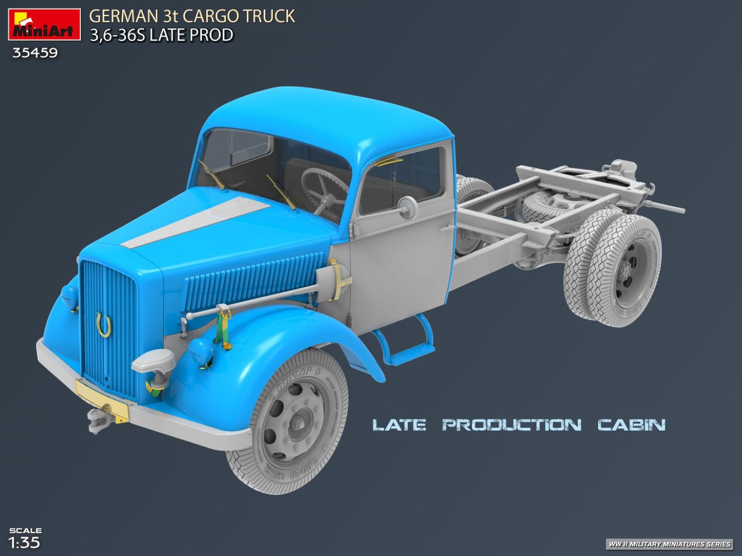 504 - Miniart - 35459 - Opel Blitz 3.6-36S (late) - digital model