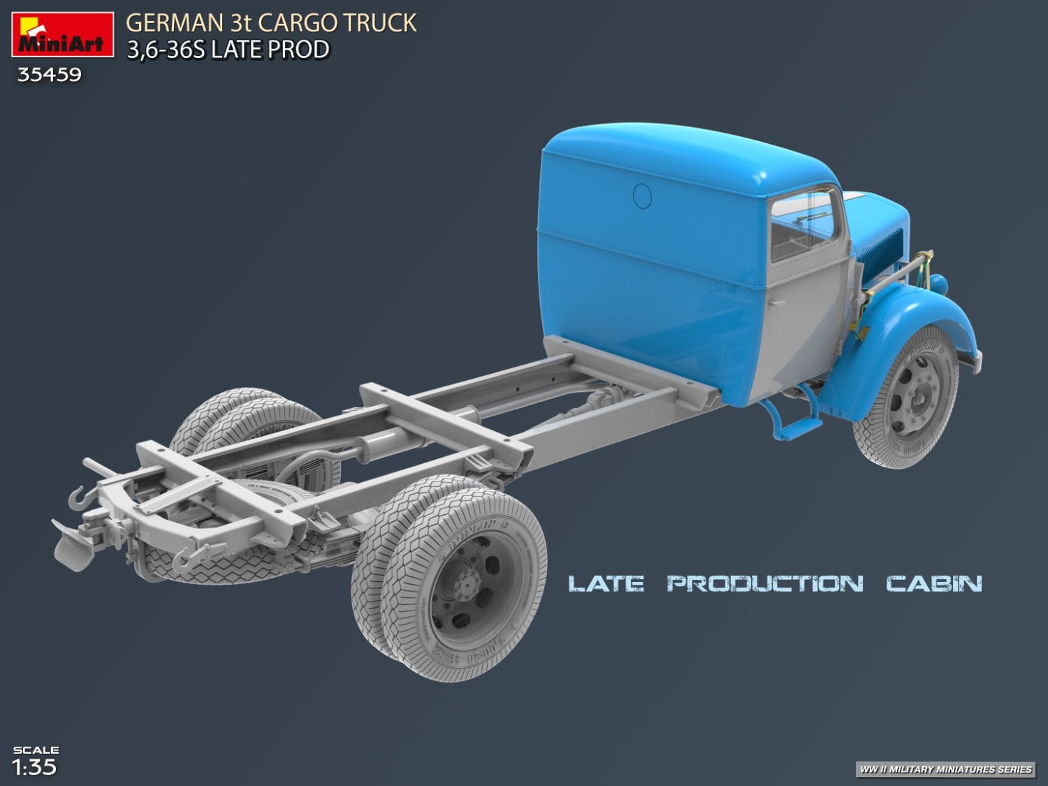 Miniart - 35459 - Opel Blitz 3.6-36S (late) - digital model