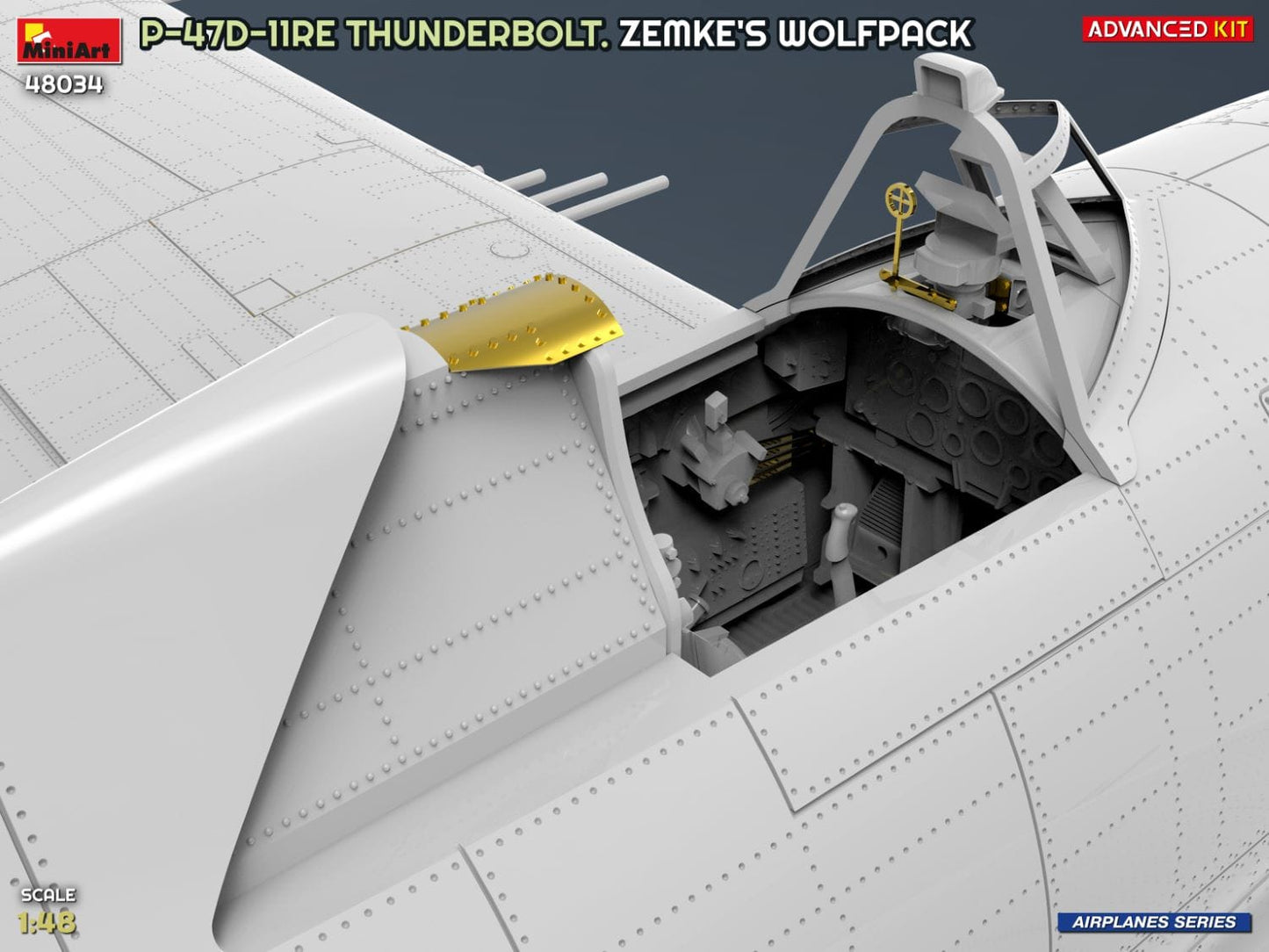 512 - Miniart - 48034 - Republic P-47D-11-RE Thunderbolt Razorback ‘Zemke’s Wolfpack’ - digital model