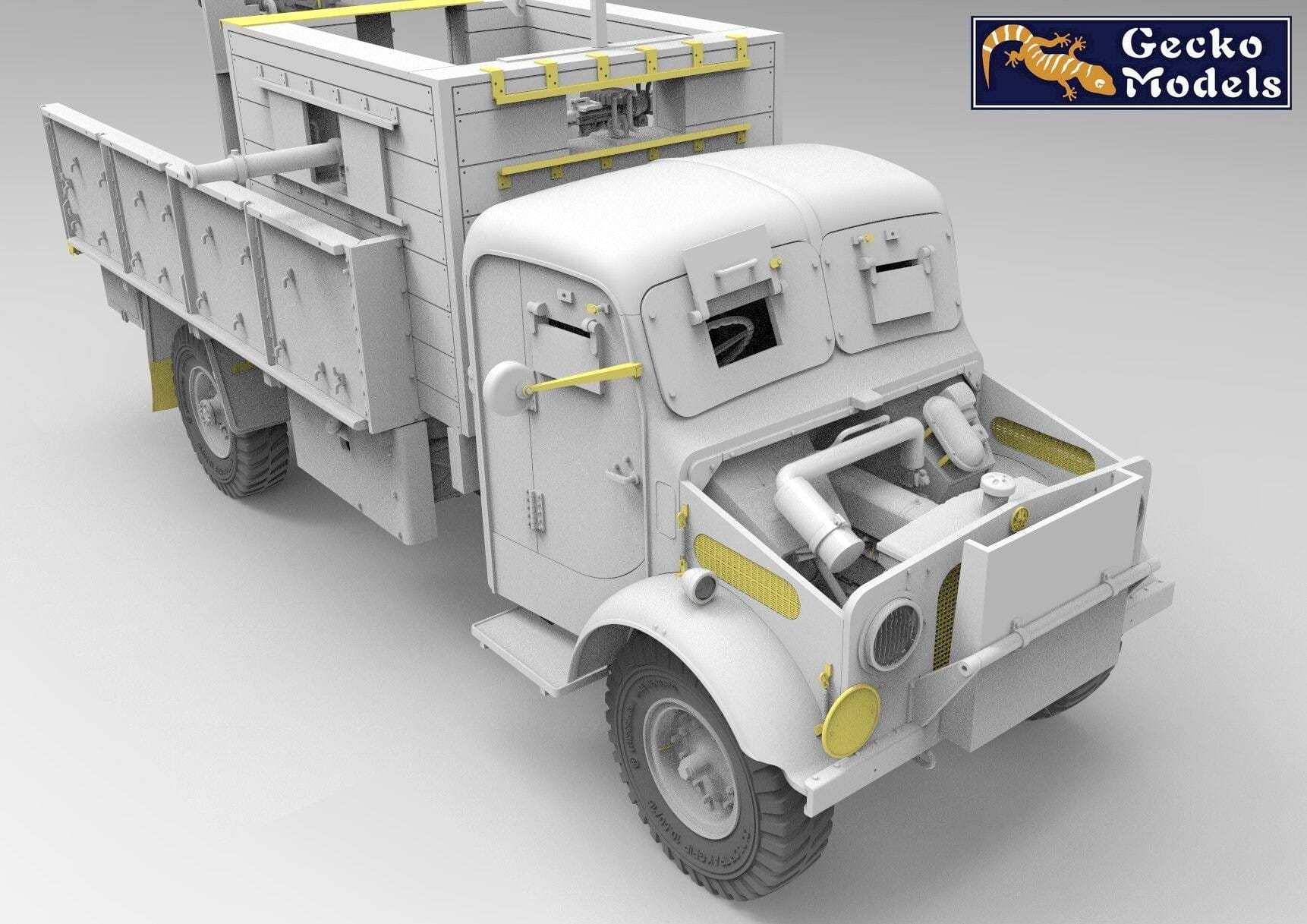 Gecko Models - 35GM0154 - Bedford OY 4x2 Armadillo Mk III - digital model