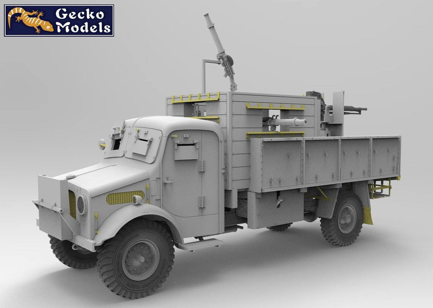 502 - Gecko Models - 35GM0154 - Bedford OY 4x2 Armadillo Mk III - digital model