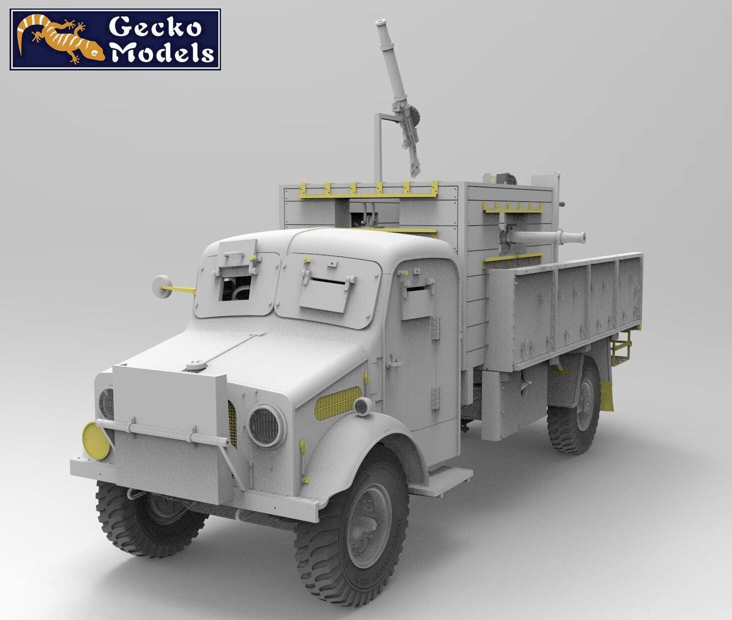 Gecko Models - 35GM0154 - Bedford OY 4x2 Armadillo Mk III - digital model