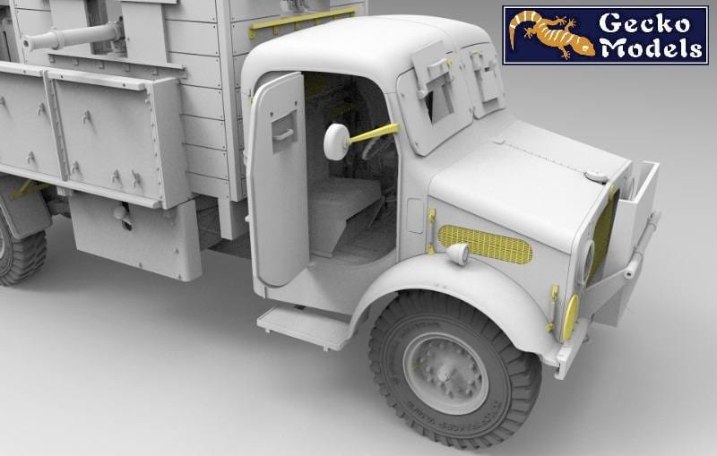 503 - Gecko Models - 35GM0154 - Bedford OY 4x2 Armadillo Mk III - digital model