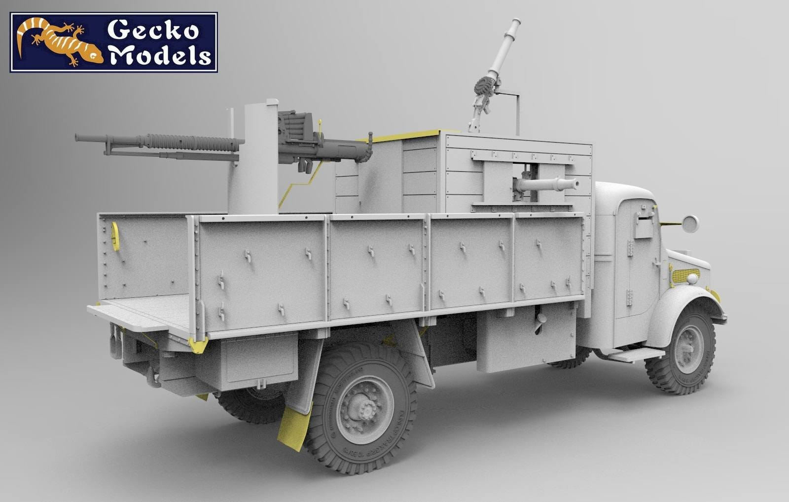 Gecko Models - 35GM0154 - Bedford OY 4x2 Armadillo Mk III - digital model