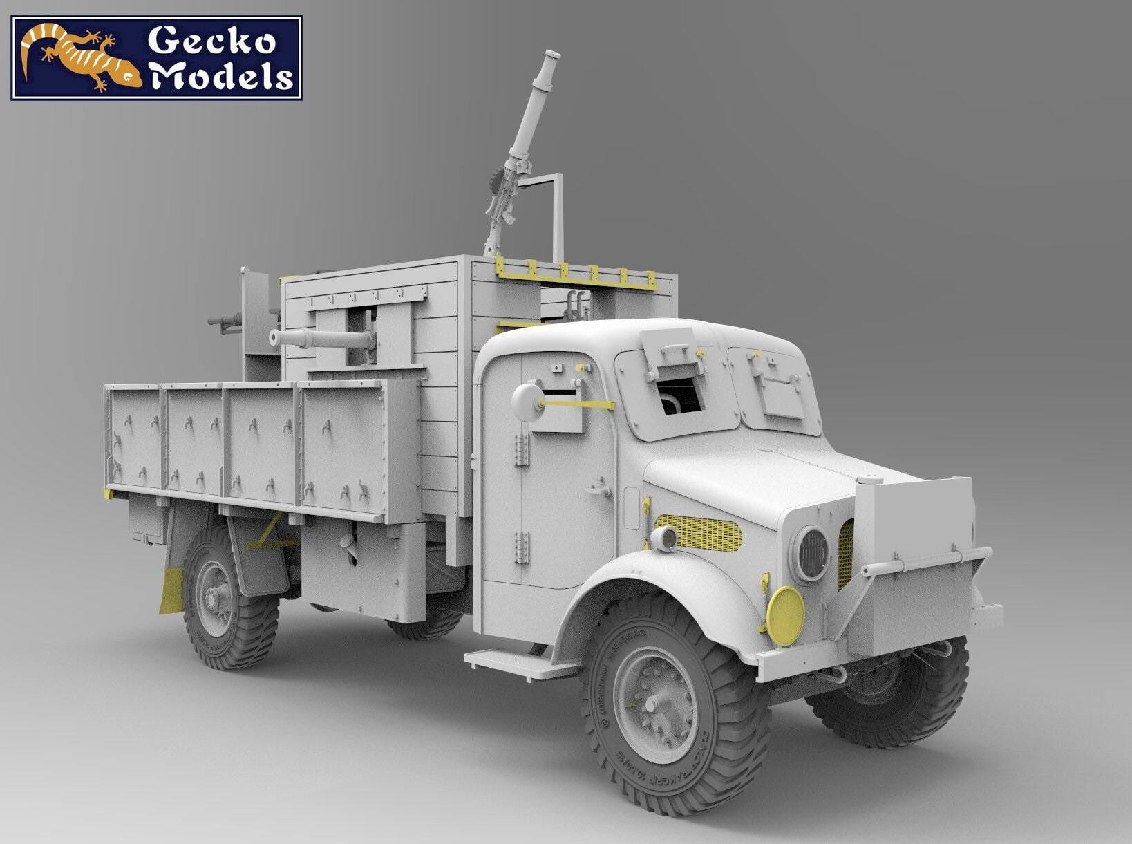 Gecko Models - 35GM0154 - Bedford OY 4x2 Armadillo Mk III - digital model