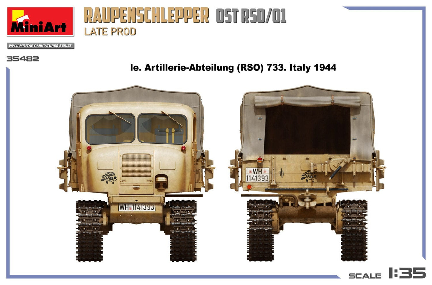 300 - Miniart - 35482 - Steyr RSO/01 (late) - paint schemes