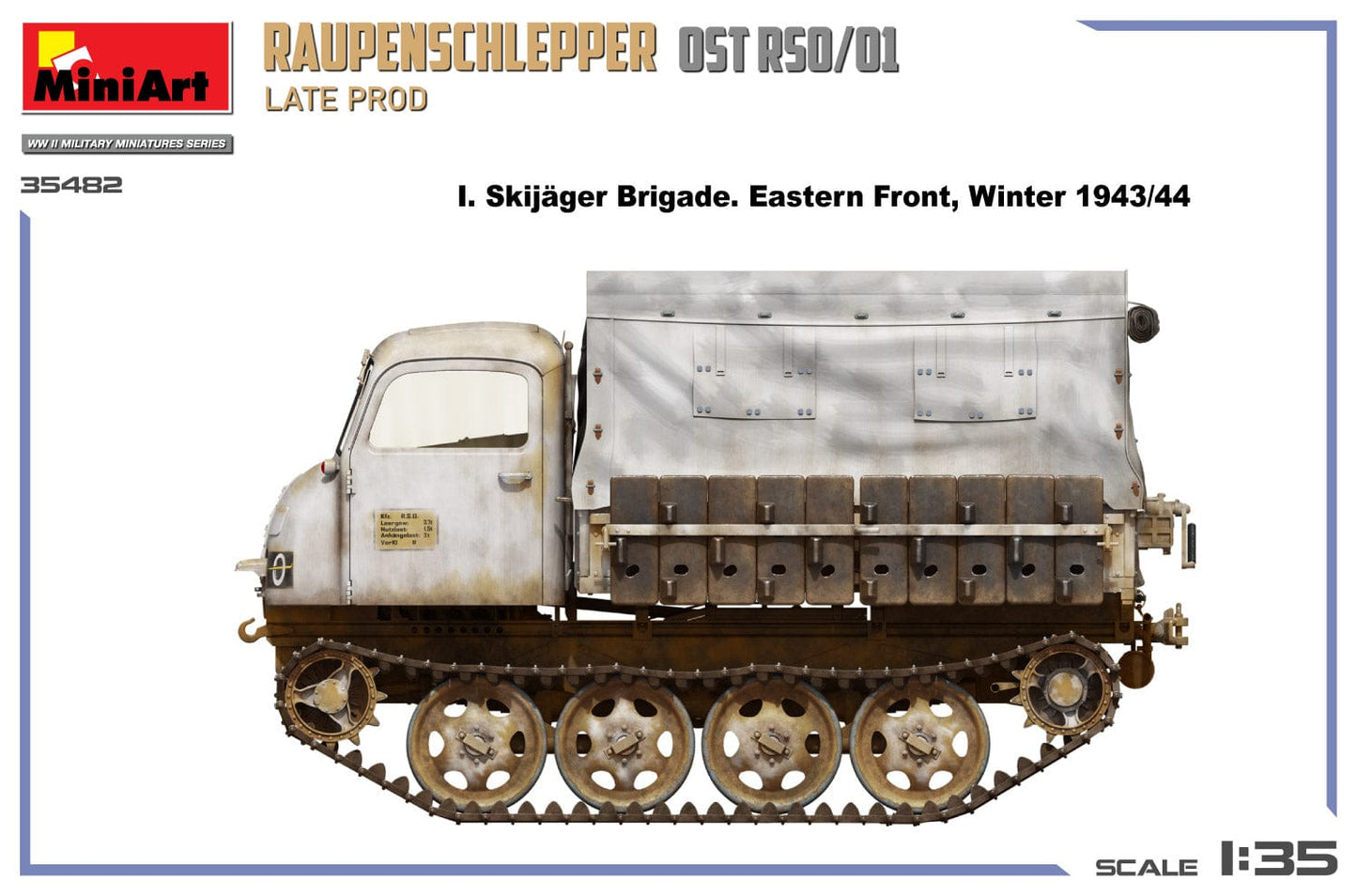 305 - Miniart - 35482 - Steyr RSO/01 (late) - paint schemes