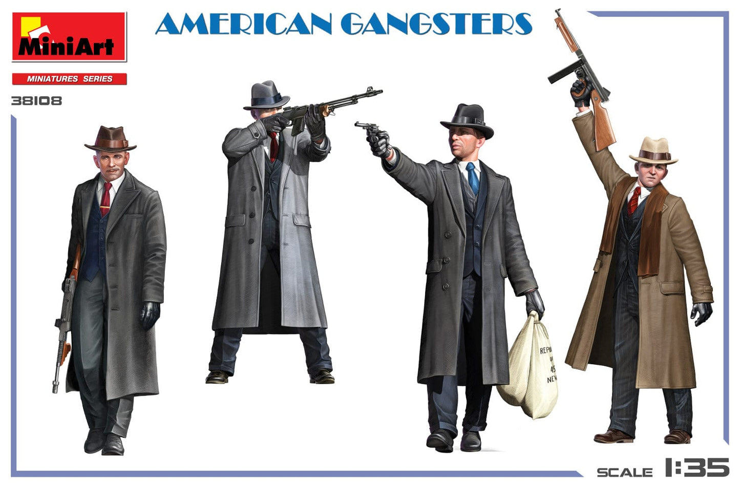 010 - Miniart - 38108 - American Gangsters - primary image