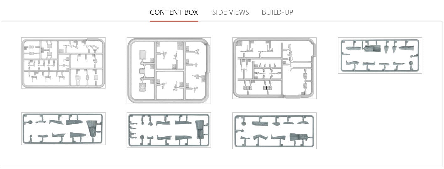 Miniart - 38108 - American Gangsters - sprue