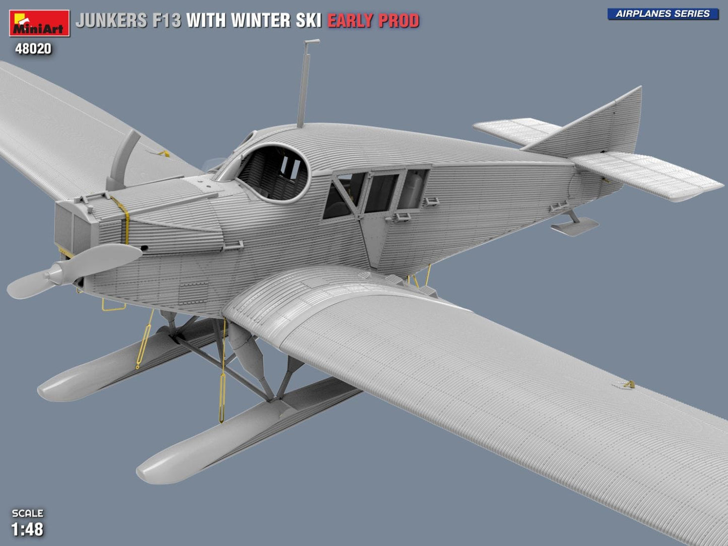 501 - Miniart - 48020 - Junkers F13 Skiplane (early) - digital model