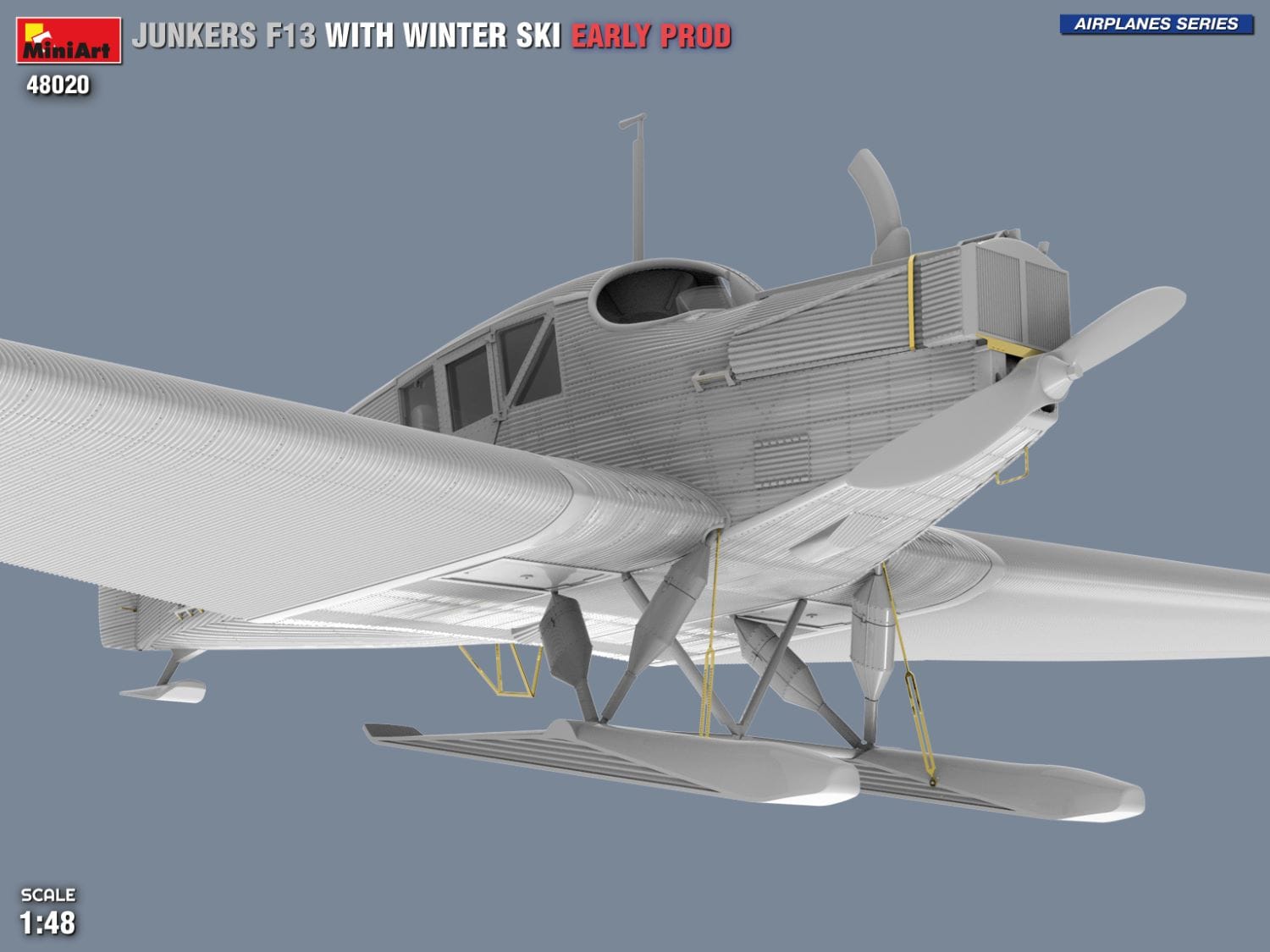 Miniart - 48020 - Junkers F13 Skiplane (early) - digital model