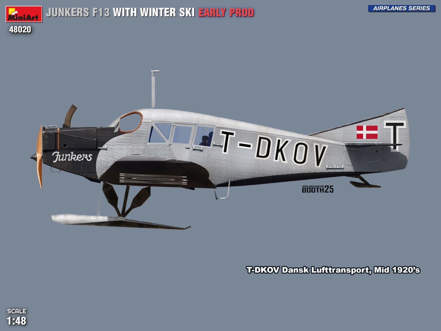 Miniart - 48020 - Junkers F13 Skiplane (early) - paint schemes