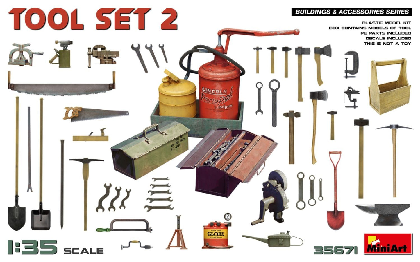 010 - Miniart - 35671 - Tool Set #2 - primary image