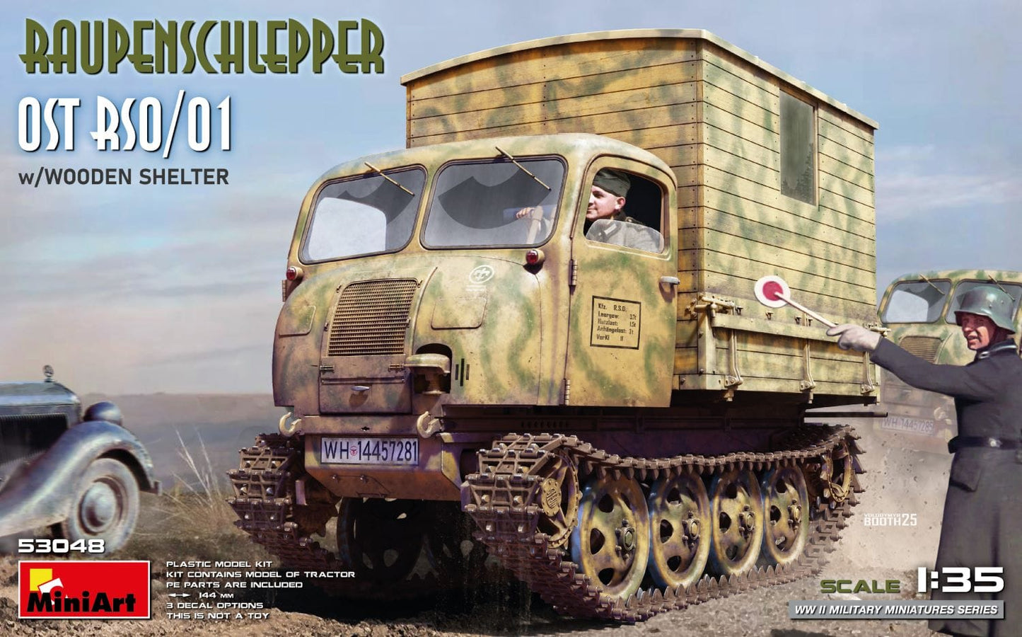010 - Miniart - 53048 - Steyr RSO/01 with Wooden Shelter - primary image