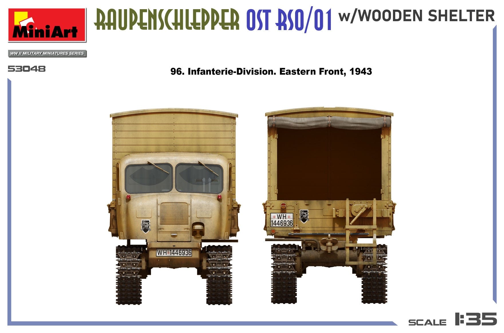 Miniart - 53048 - Steyr RSO/01 with Wooden Shelter - paint schemes