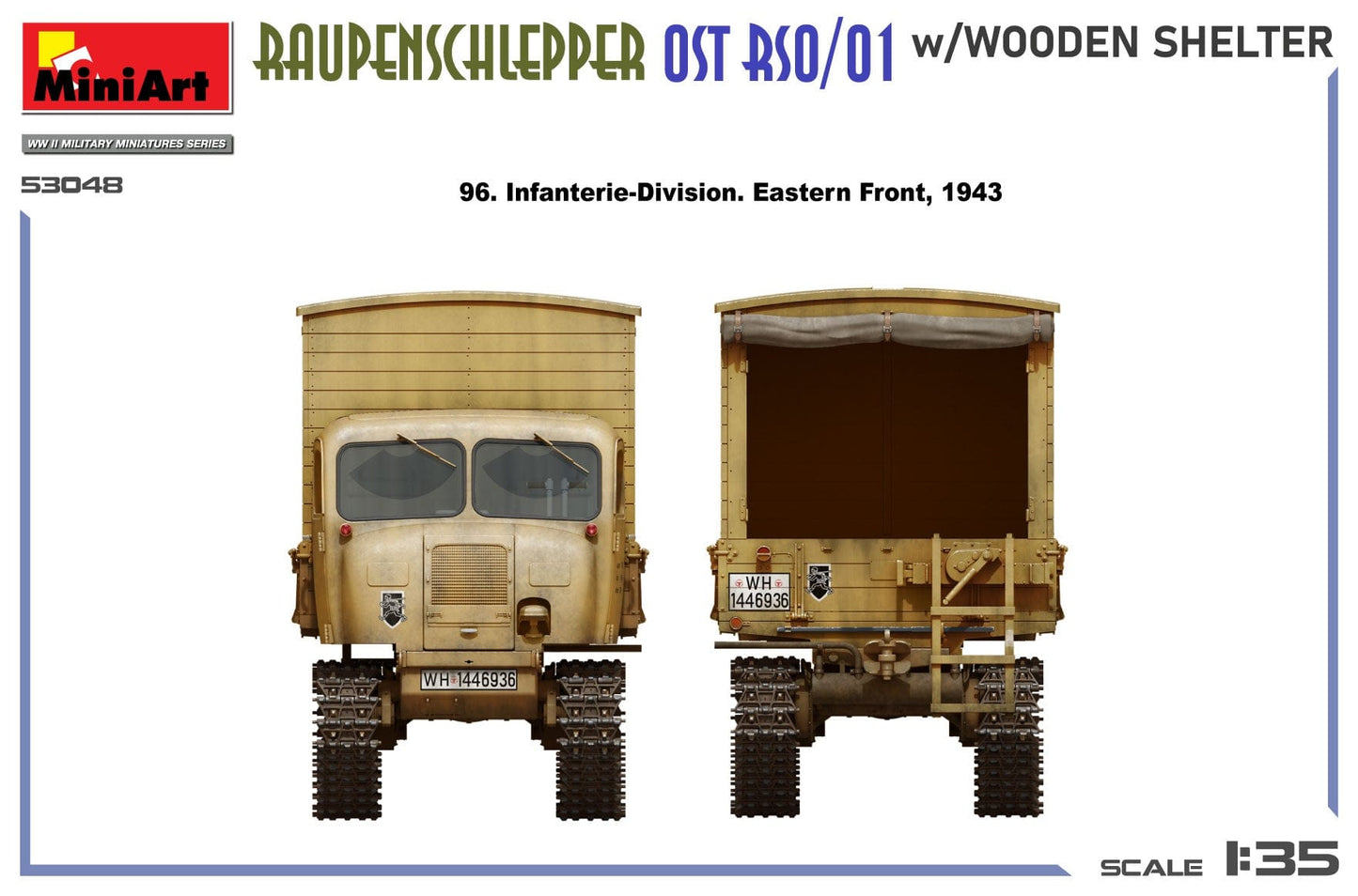 302 - Miniart - 53048 - Steyr RSO/01 with Wooden Shelter - paint schemes