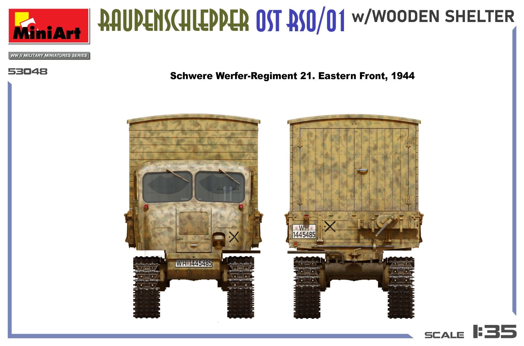Miniart - 53048 - Steyr RSO/01 with Wooden Shelter - paint schemes