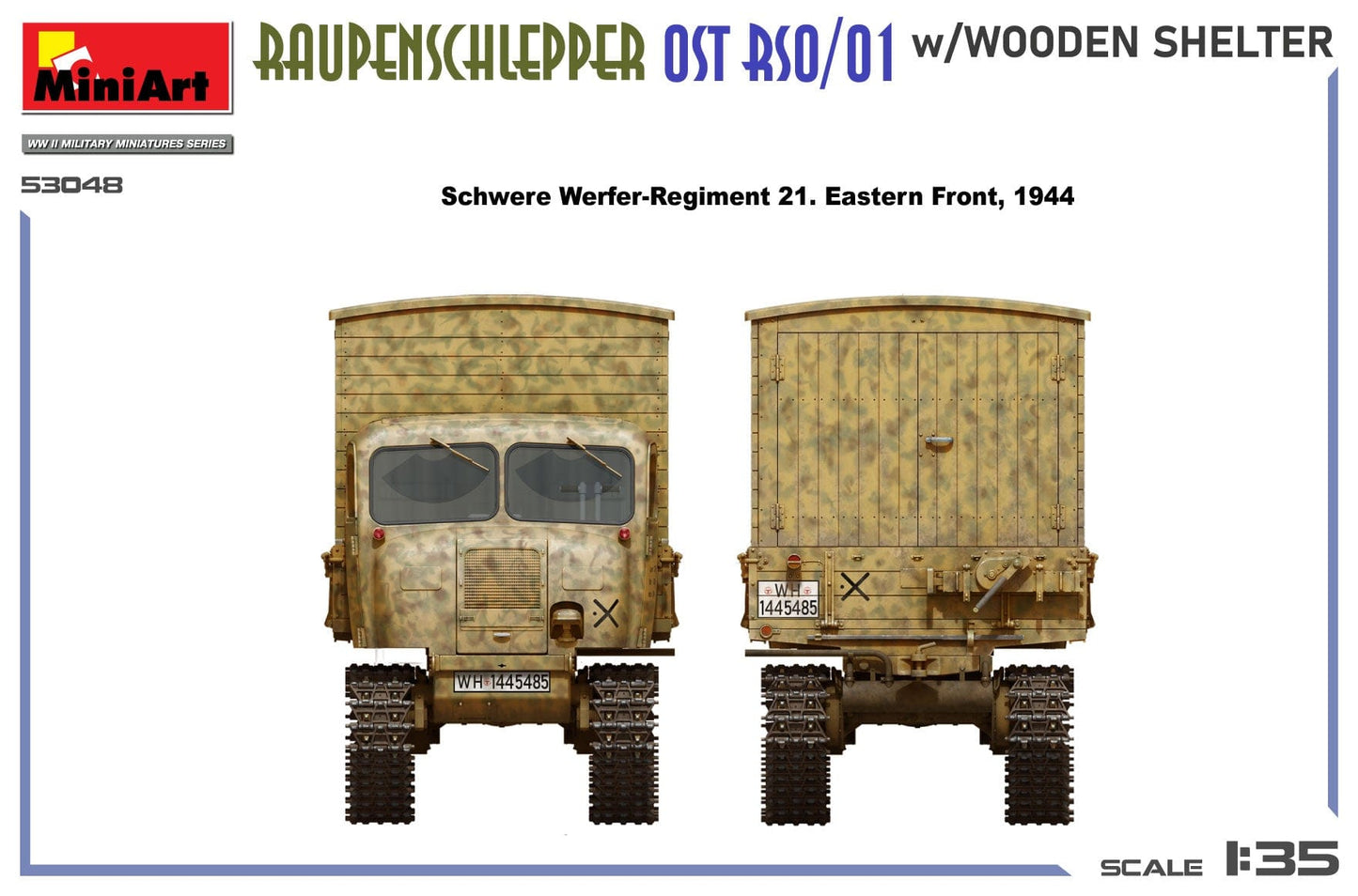 304 - Miniart - 53048 - Steyr RSO/01 with Wooden Shelter - paint schemes