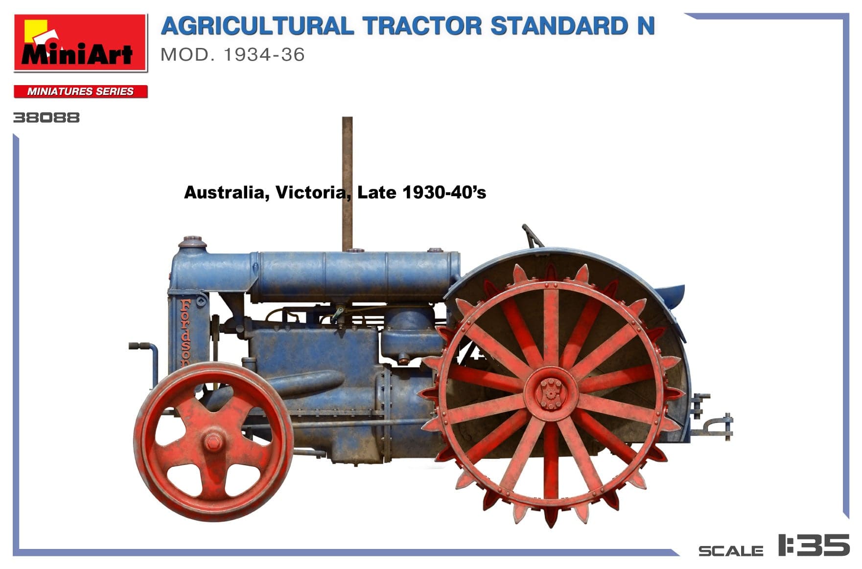 Miniart - 38088 - Fordson Model N (1934-36) - paint schemes