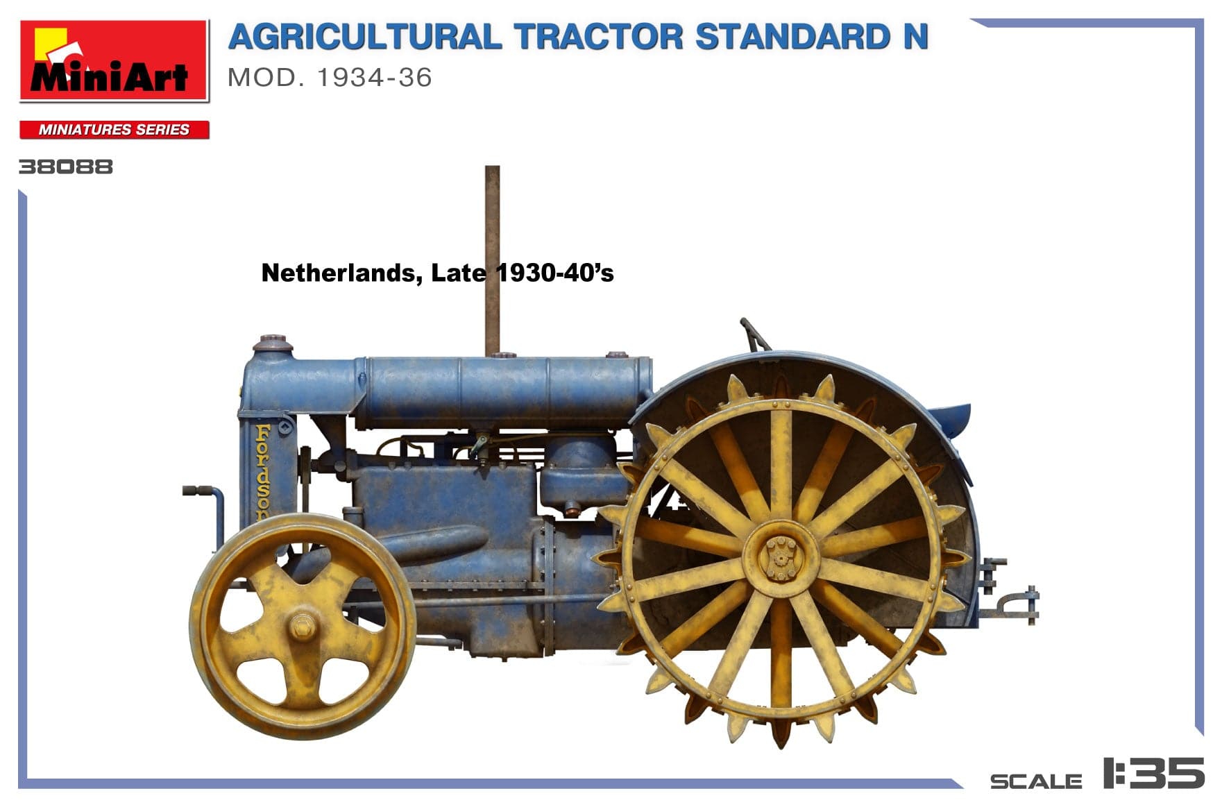 Miniart - 38088 - Fordson Model N (1934-36) - unpainted model