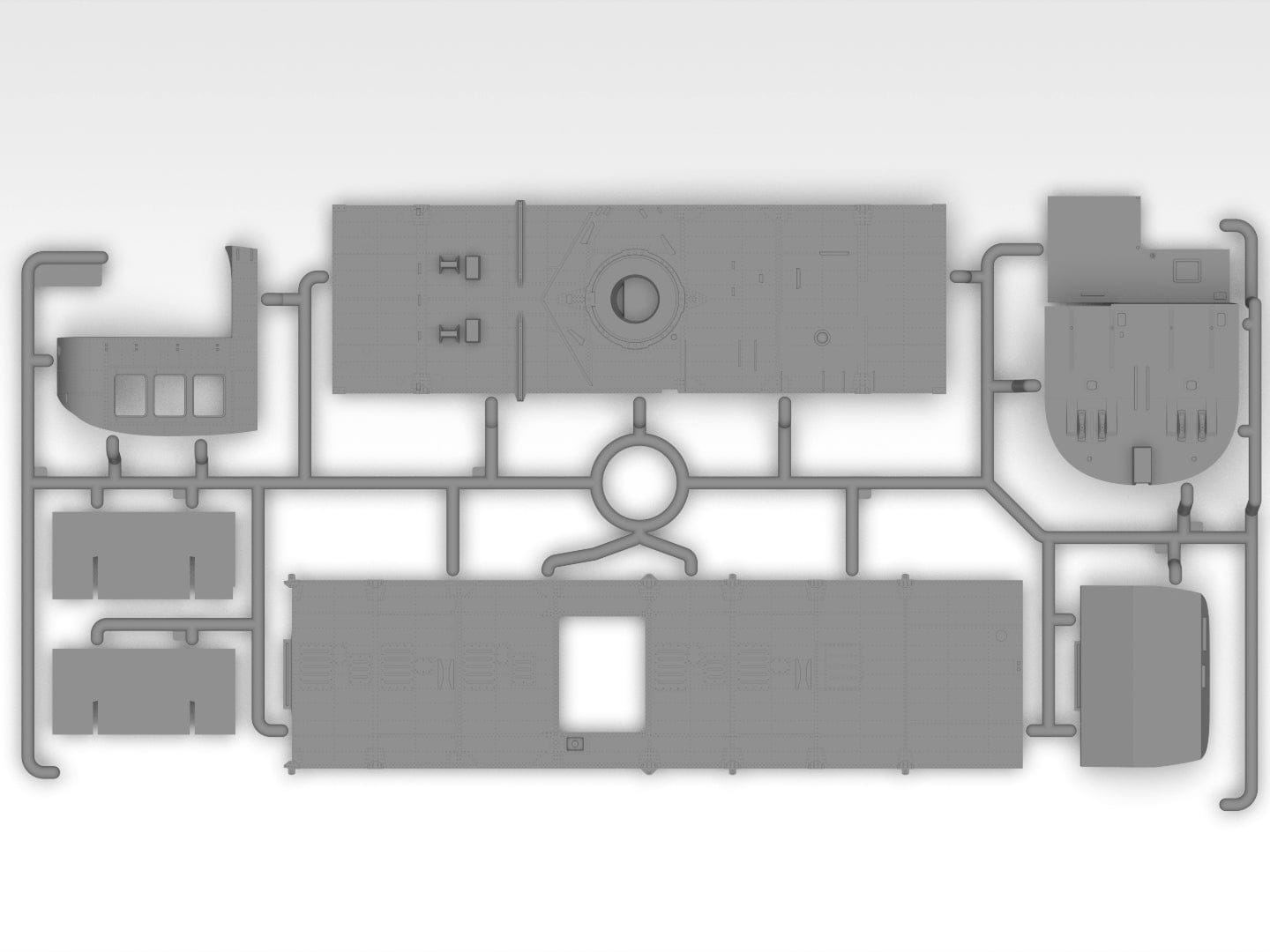 ICM - 53058 - Sikorsky S-64E Skycrane - sprue