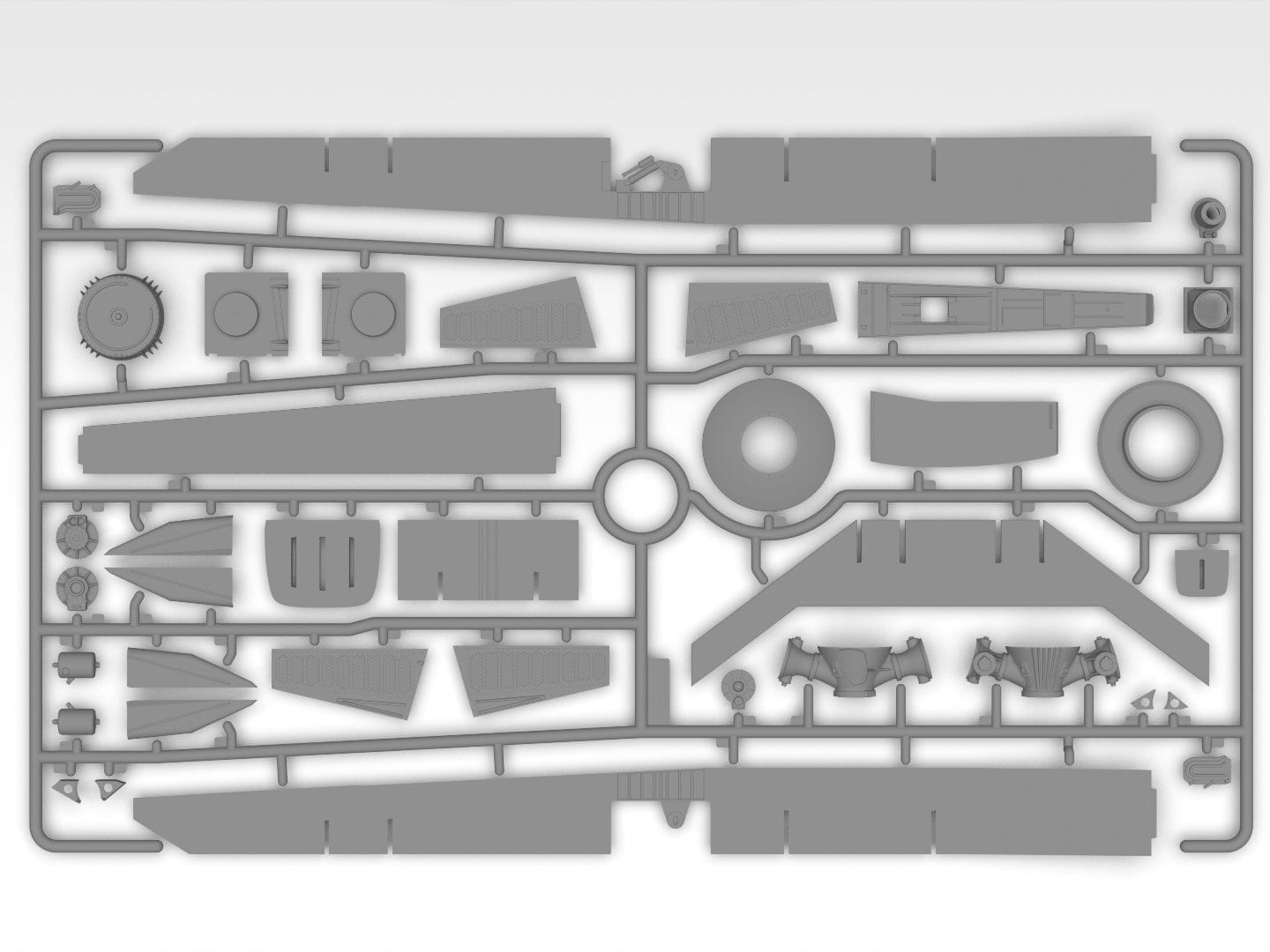203 - ICM - 53058 - Sikorsky S-64E Skycrane - sprue
