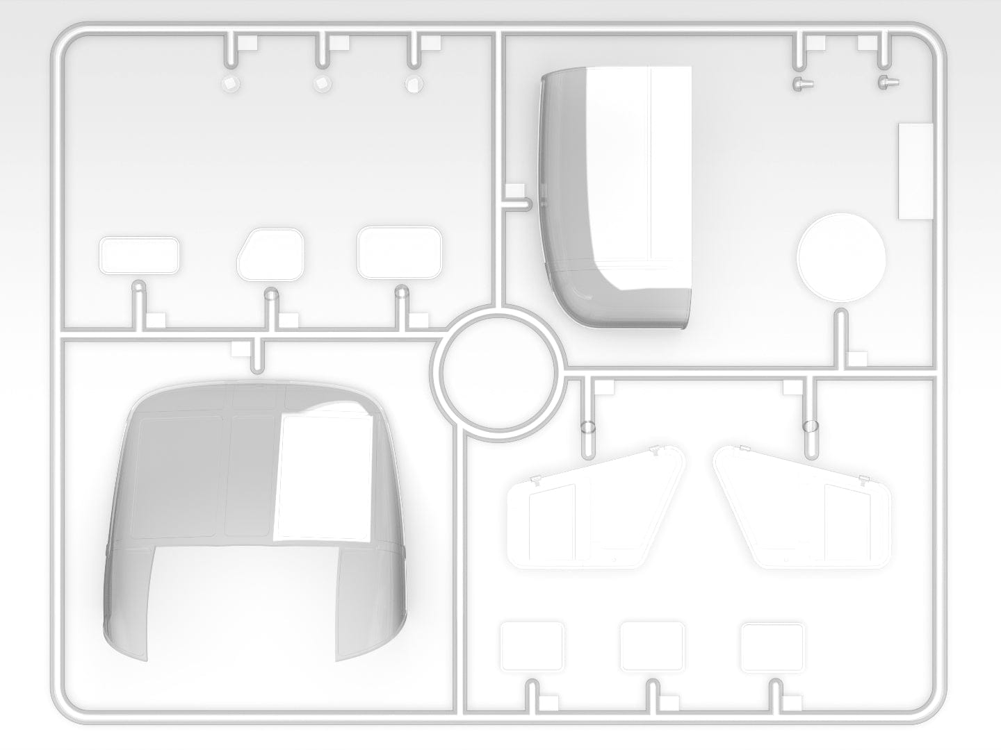 ICM - 53058 - Sikorsky S-64E Skycrane - sprue