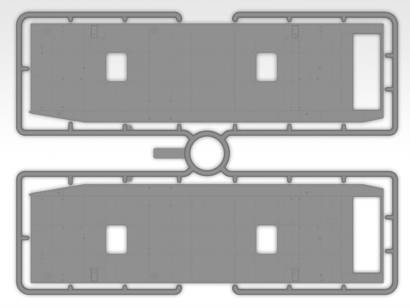 215 - ICM - 53059 - Sikorsky S-64E Skycrane with Universal Pod - sprue