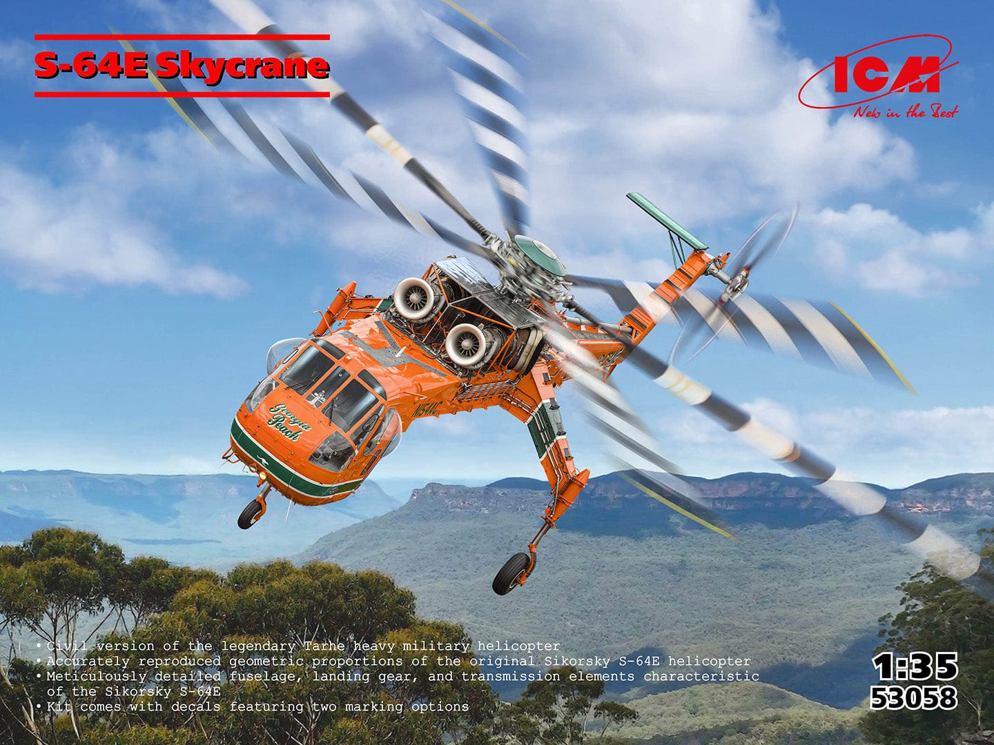 010 - ICM - 53058 - Sikorsky S-64E Skycrane - primary image