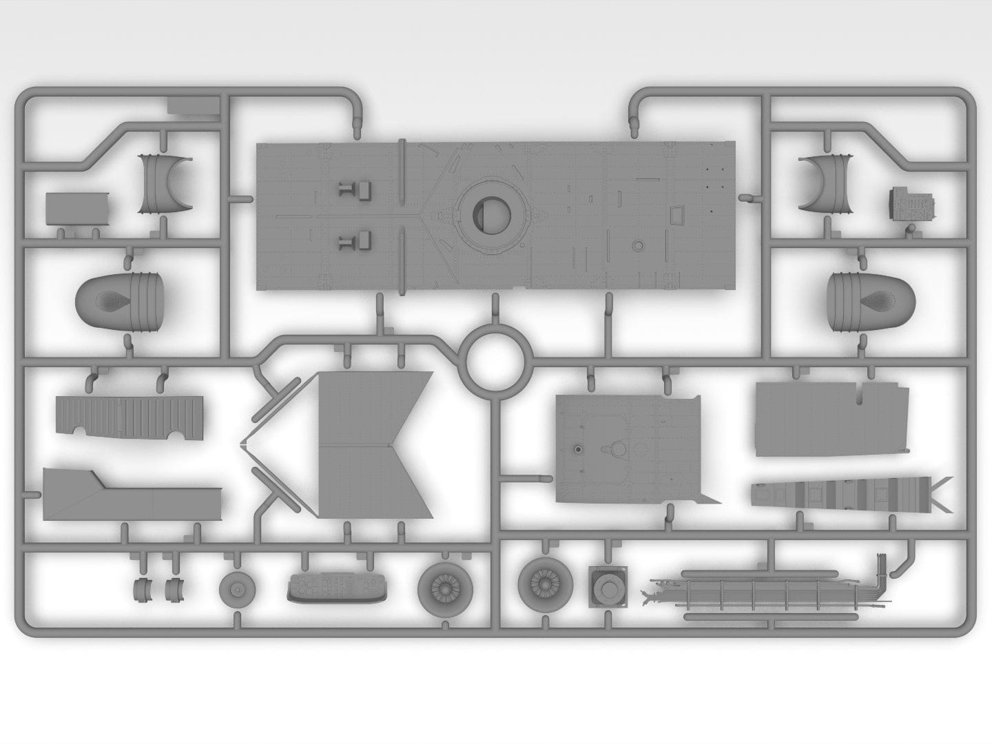 ICM - 53058 - Sikorsky S-64E Skycrane - sprue