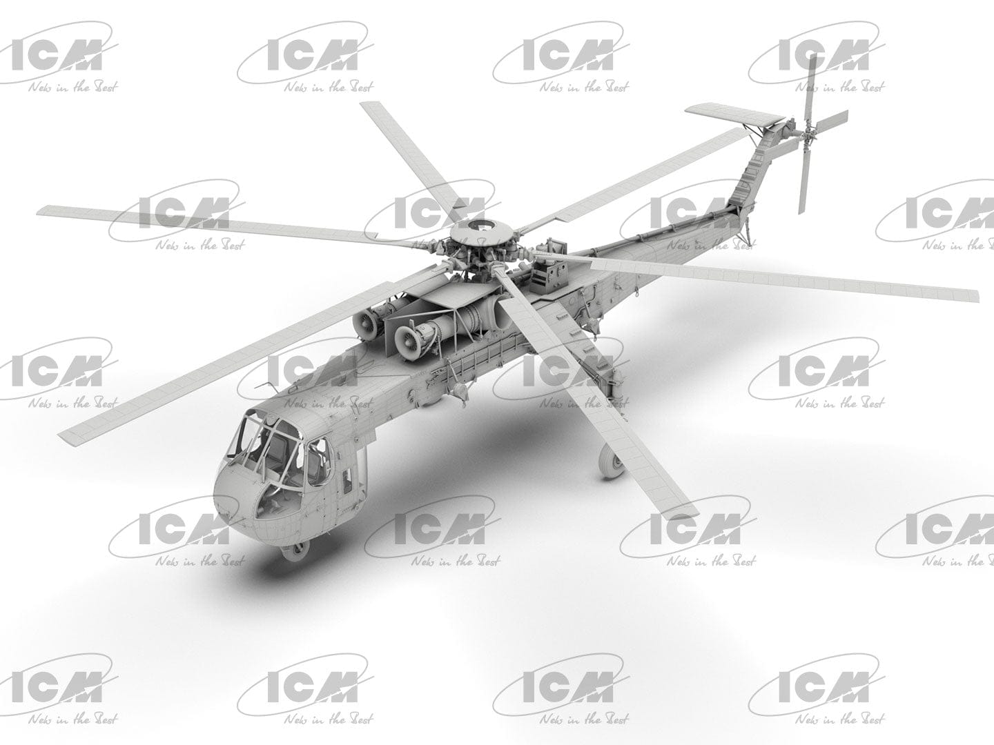 ICM - 53058 - Sikorsky S-64E Skycrane - digital model