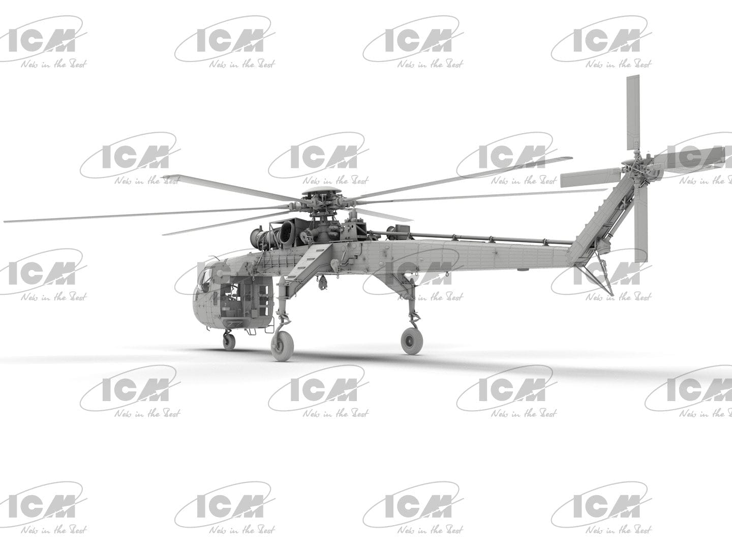 ICM - 53058 - Sikorsky S-64E Skycrane - digital model