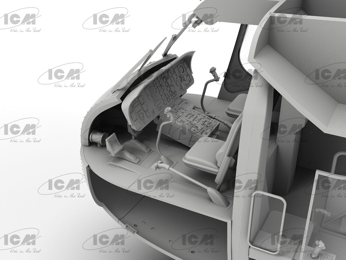 501 - ICM - 53058 - Sikorsky S-64E Skycrane - digital model