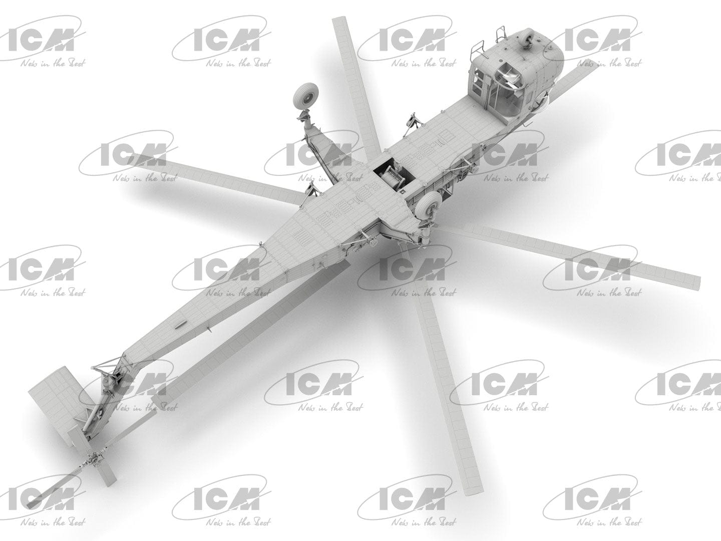 505 - ICM - 53058 - Sikorsky S-64E Skycrane - digital model