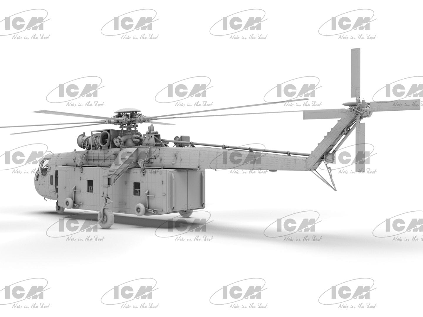 ICM - 53059 - Sikorsky S-64E Skycrane with Universal Pod - digital model