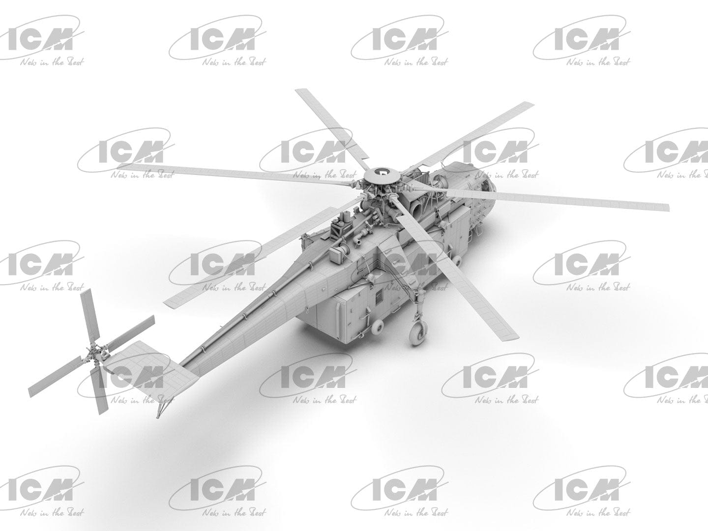503 - ICM - 53059 - Sikorsky S-64E Skycrane with Universal Pod - digital model