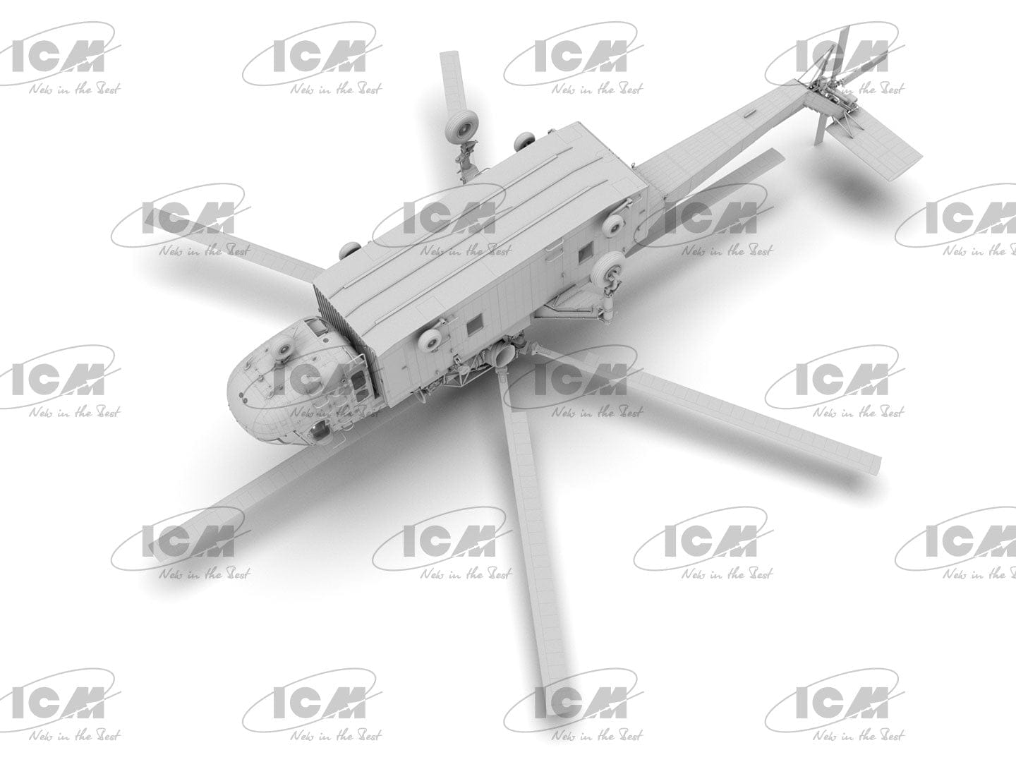 ICM - 53059 - Sikorsky S-64E Skycrane with Universal Pod - digital model