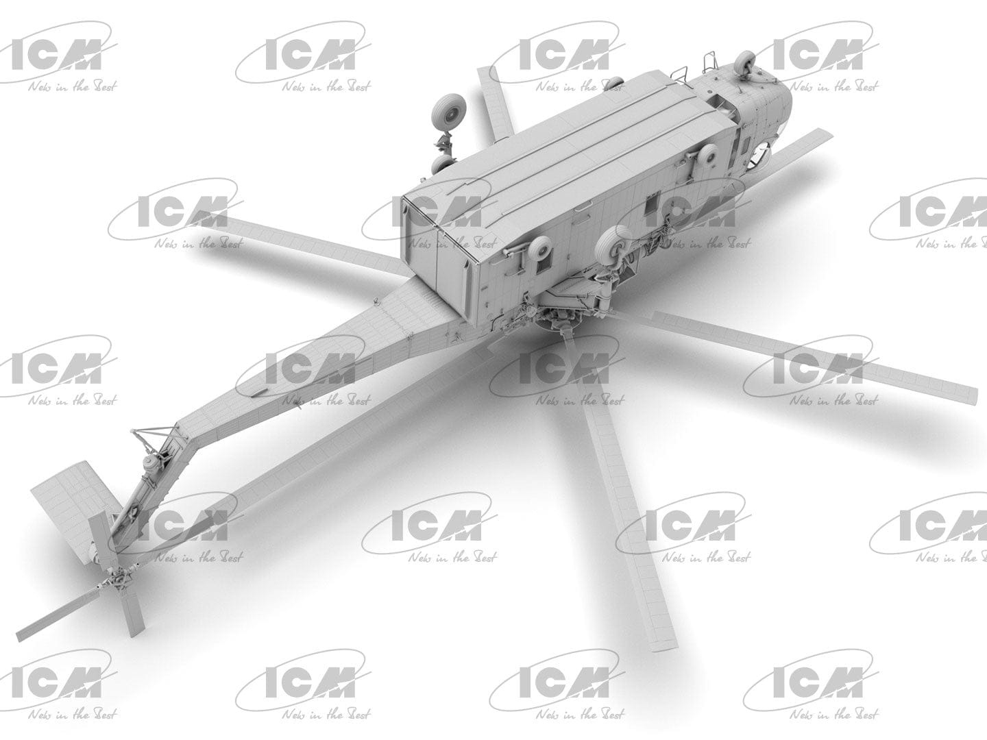 ICM - 53059 - Sikorsky S-64E Skycrane with Universal Pod - digital model